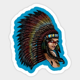 Native American Sticker